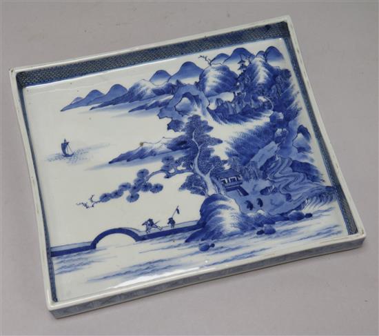 A 19th century Oriental tray